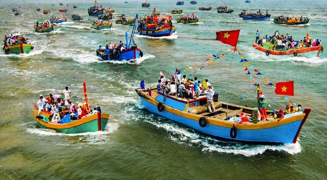 Lễ hội Nghinh Ông là lễ hội nước lớn nhất của ngư dân nước ta